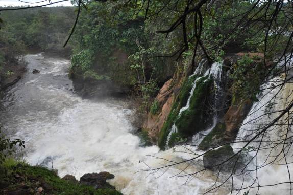 Uma das três quedas da Cachoeira da Prata, no P.N da Chapada das Mesas, região de Carolina - MA